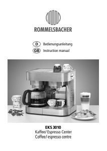 Manual Rommelsbacher EKS 3010 Espresso Machine