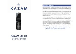 Manual Kazam LIFE C4 Mobile Phone