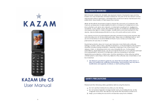 Manual Kazam LIFE C5 Mobile Phone