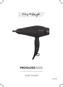 Manual de uso Revamp DR-5000 Secador de pelo