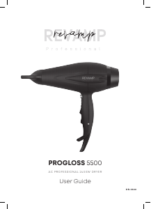 Manual de uso Revamp DR-5500 Secador de pelo