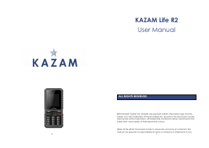 Manual Kazam LIFE R2 Mobile Phone