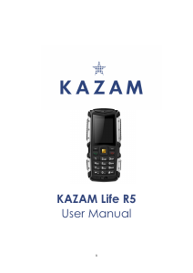 Manual Kazam LIFE R5 Mobile Phone