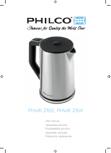 Instrukcja Philco PHWK 2160 Czajnik