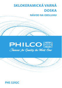 Návod Philco PHS 3292 C Pánt