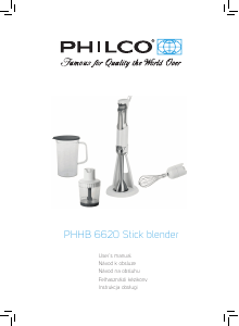 Manual Philco PHHB 6620 Hand Blender