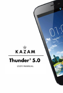 Manual Kazam Thunder2 5.0 Mobile Phone