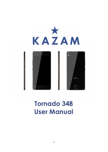Manual Kazam Tornado 348 Mobile Phone