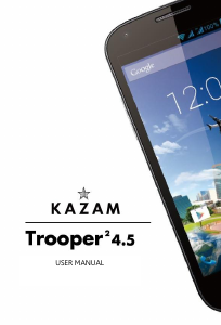 Manual Kazam Trooper2 4.5 Mobile Phone