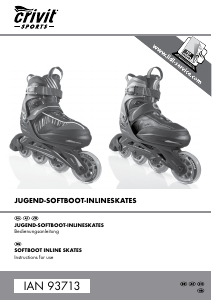 Bedienungsanleitung Crivit JI-1735 Inline skates