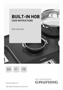 Manual Grundig GIGP 6234120 X Hob