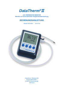 Bedienungsanleitung Geratherm DataTherm II Thermometer