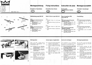 Handleiding Dorma TS 59 Deurdranger