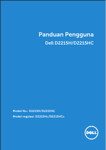 Panduan Dell D2215HC Monitor LCD
