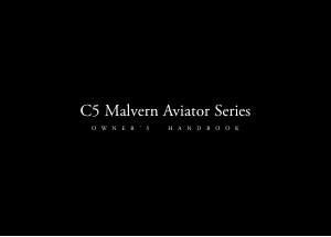 Handleiding Christopher Ward C5 Malvern Aviator Horloge