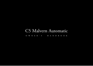 Manual Christopher Ward C5 Malvern Watch