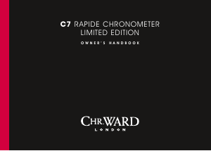 Handleiding Christopher Ward C7 Rapide COSC Horloge