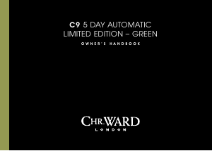 Handleiding Christopher Ward C9 5 Day Automatic – Green Horloge
