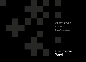 Manual Christopher Ward C9 P2725 TM-B Watch