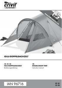 Handleiding Crivit ID-1814 Tent