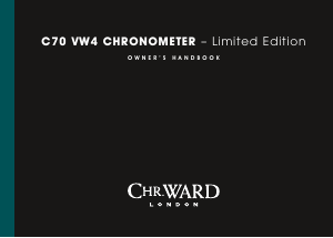 Handleiding Christopher Ward C70 VW4 COSC Horloge