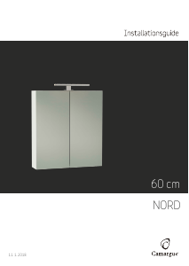Manuál Camargue Nord (60cm) Zrcadlová skříňka