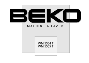 Mode d’emploi BEKO WM 5554 TS Lave-linge