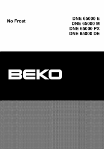 Mode d’emploi BEKO DNE65000PX Réfrigérateur combiné