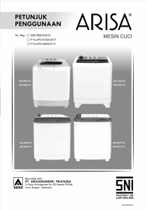 Panduan Arisa AW-9962 Mesin Cuci