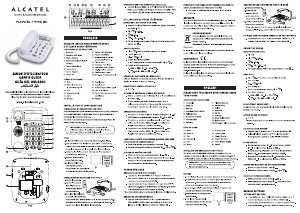 Manual de uso Alcatel Tmax 20 Teléfono
