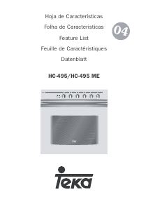 Bedienungsanleitung Teka HC 495 Backofen