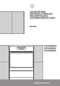 Instrukcja Gorenje EIT5355XPG Kuchnia