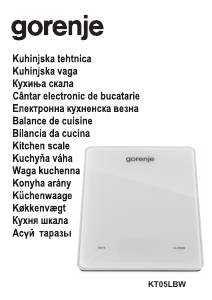 Manual Gorenje KT05LBW Cântar de bucătărie