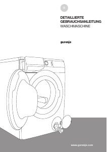 Bedienungsanleitung Gorenje W10E743P Waschmaschine