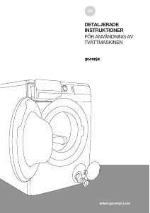 Bruksanvisning Gorenje WEIS863S Tvättmaskin