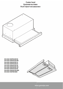 Návod Gorenje BHP603E9X Digestor