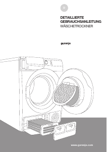 Bedienungsanleitung Gorenje D12E8B Trockner