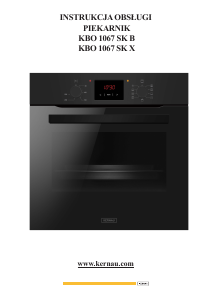 Manual Kernau KBO 1067 SK X Oven