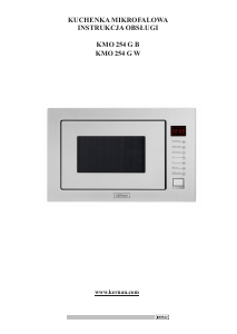 Manual Kernau KMO 254 G W Microwave