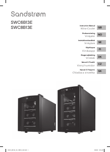 Manual Sandstrøm SWC8B13E Wine Cabinet