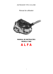 Manual Alfa 7900 Aspirador
