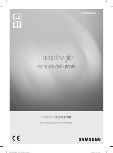 Manuale Samsung DW60M5070IB/ET Lavastoviglie