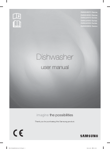 Manual Samsung DW60J9970BB/EG Dishwasher