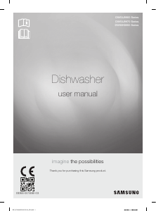 Manual Samsung DW60J9970BB/EU Dishwasher