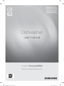 Manual Samsung DW60M5050FS/FH Dishwasher