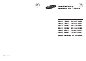 Manuale Samsung GN642JDXD1/XET Piano cottura
