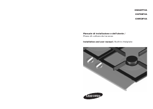 Manuale Samsung GN792IFXAG Piano cottura