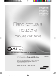 Manuale Samsung CTN464KC02 Piano cottura
