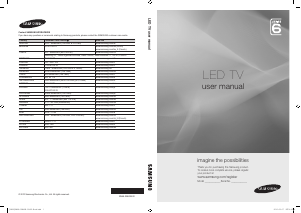 Manuale Samsung UE40C6600UP LED televisore