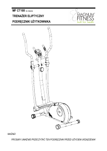 Instrukcja Magnum Fitness MF CT100 Orbitrek